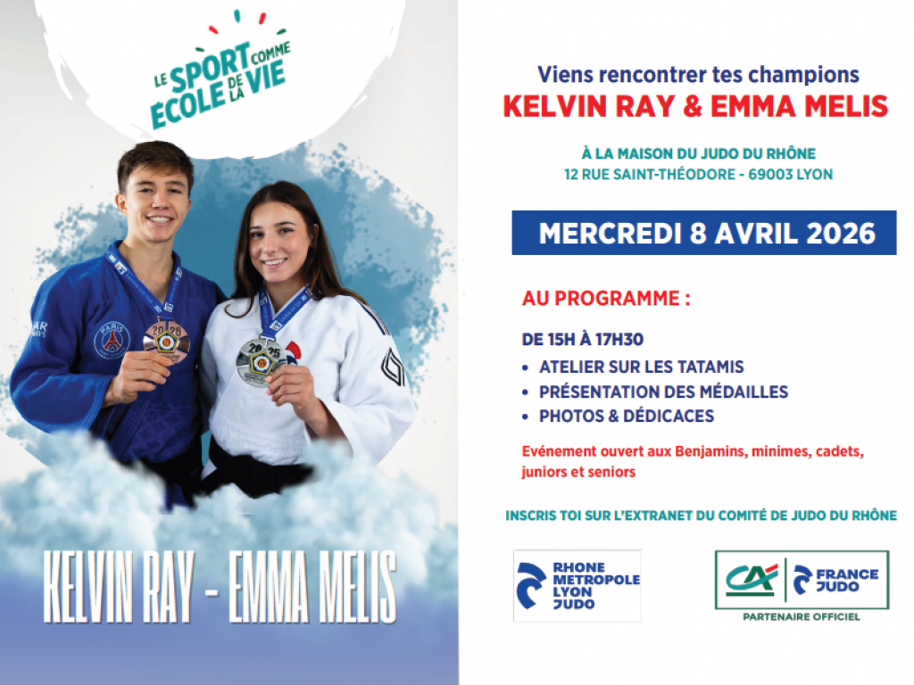 Image de l'actu 'ÉVÉNEMENT EXCEPTIONNEL A VENIR AVEC KELVIN RAY & EMMA MELIS - CREDIT AGRICOLE CENTRE EST'