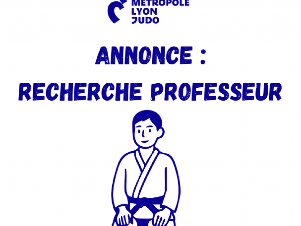 Image de l'actu 'OFFRE D'EMPLOIS - PROFESSEUR DE JUDO   - Nouveau club MJC des Rancy recherche un professeur RAPIDEMENT pour la rentrée'