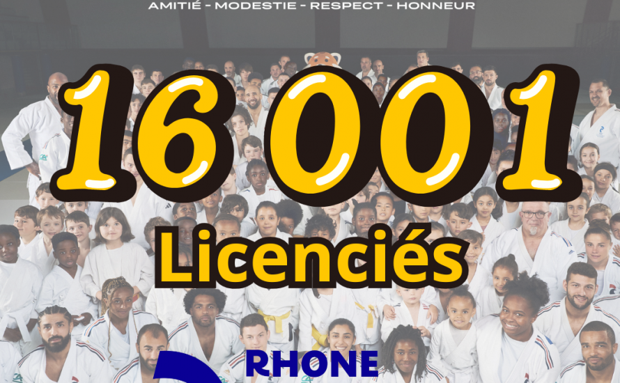 CAP DES 16 000 LICENCIÉS DÉPASSÉ !